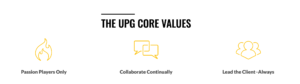 UPG Core Values