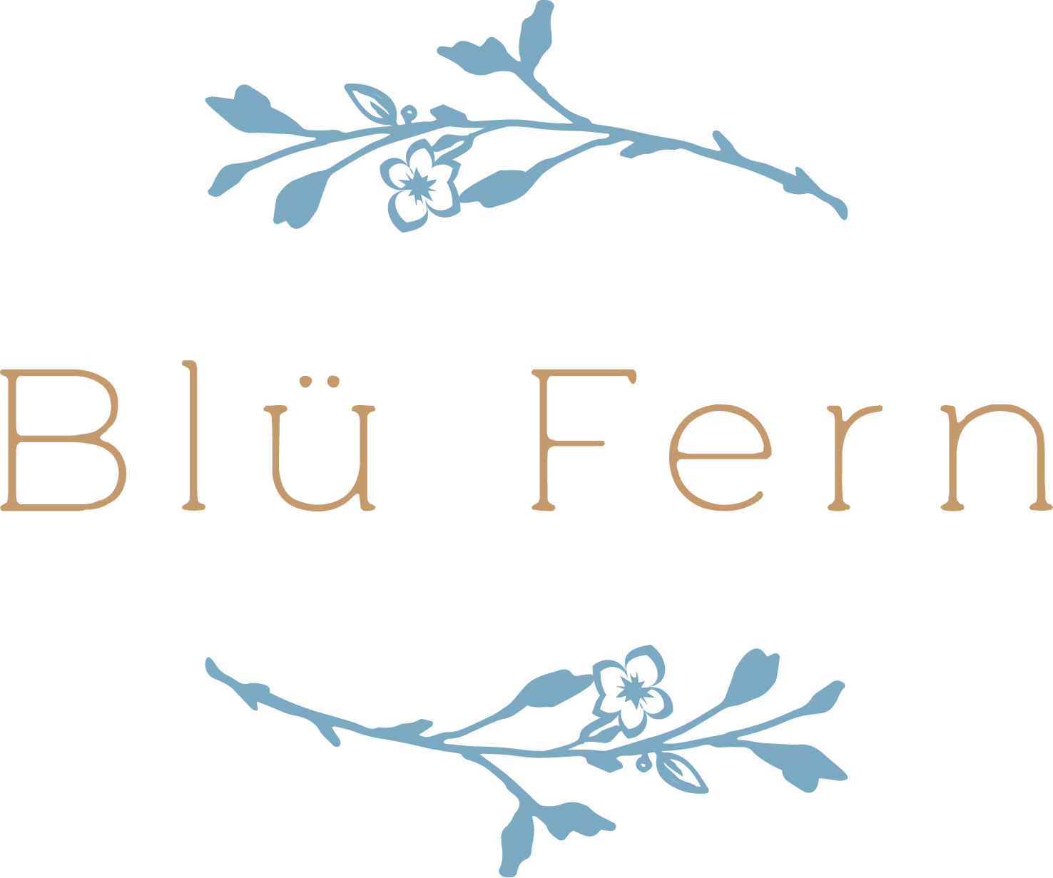 Blü Fern Beauty Logo Design